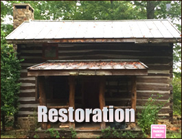 Historic Log Cabin Restoration  Brookfield, Ohio